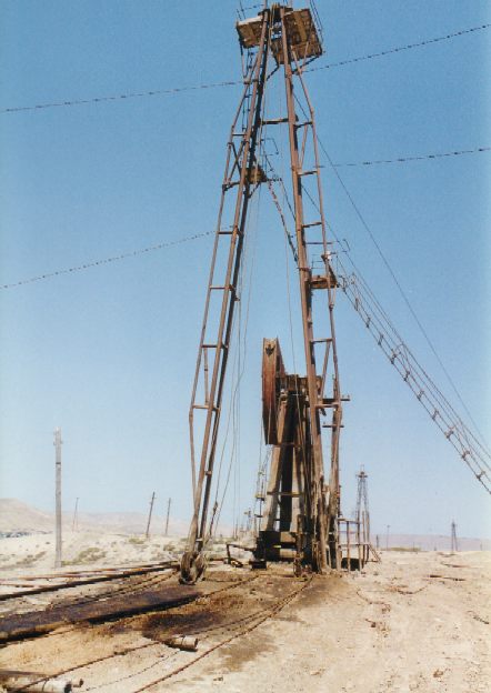 Derek at the oil fields